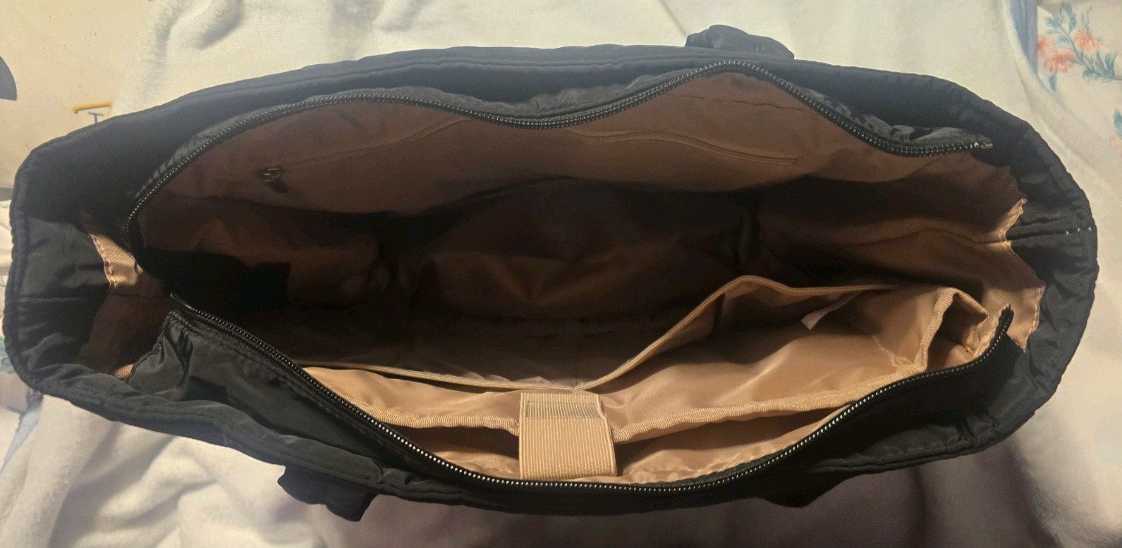 BAGSMART Women’s Tote Bag Black Laptop Pocket Suit Case Strap