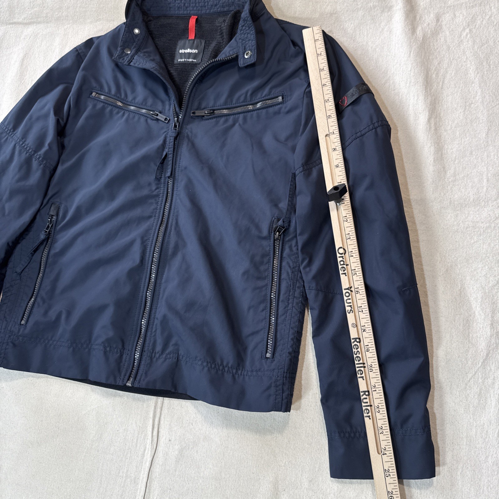 Strellson Men’s Jacket Size Small Swiss Navy Blue