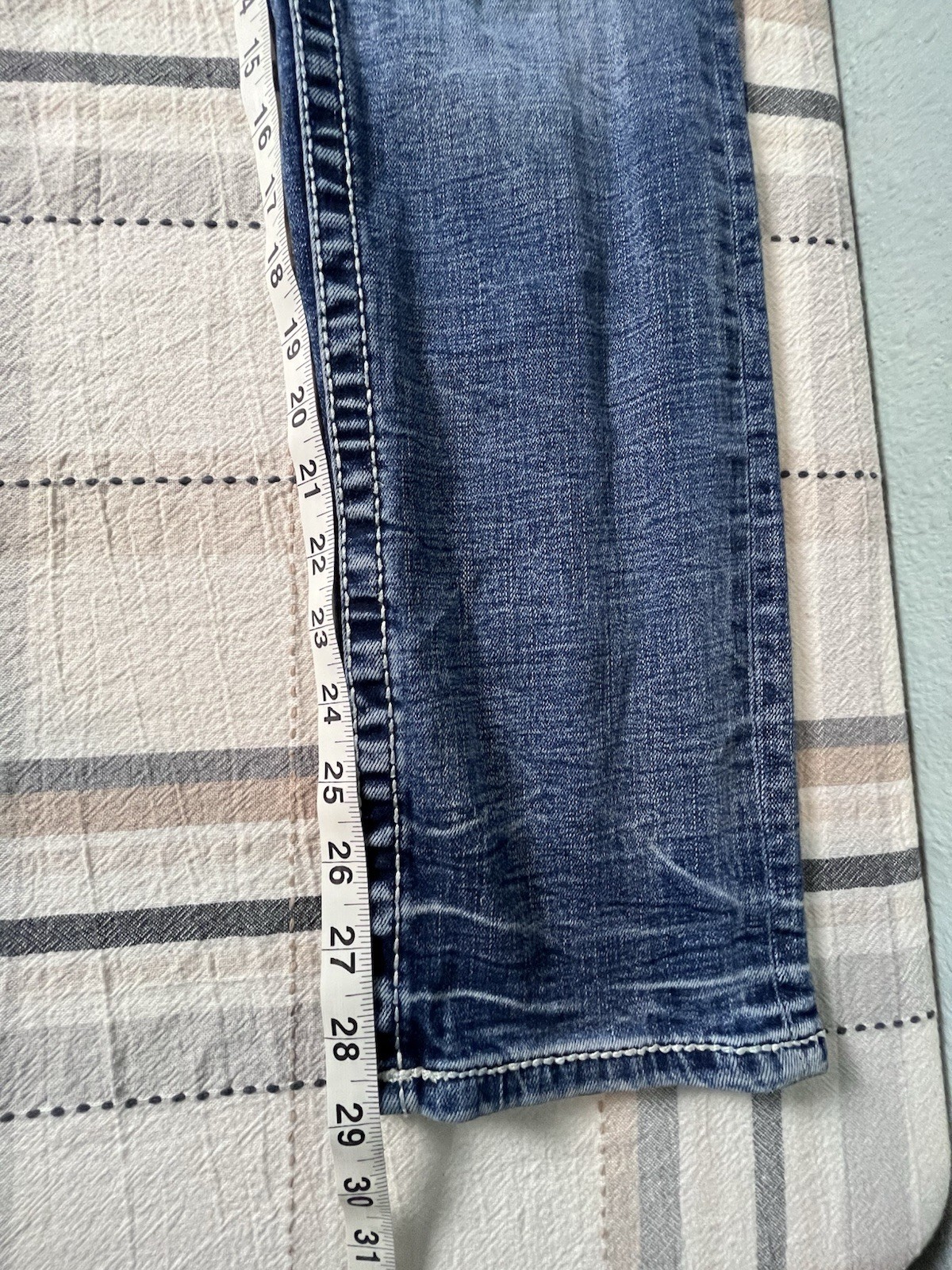 Salvage Supply Buckle Jeans Mens 29×30 Havoc Straight Slim Fit Stretch Denim