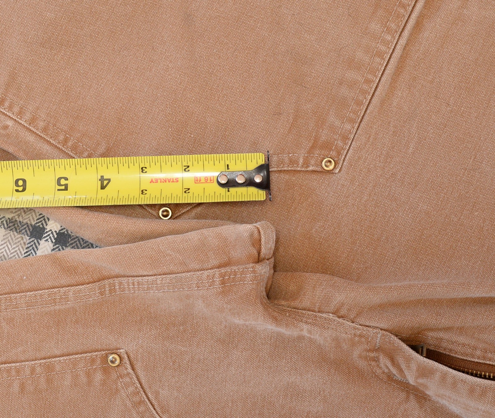 Vintage Carhartt Work Pants B01 BRN Double Knee Heavy Canvas 30 x 32 USA MADE