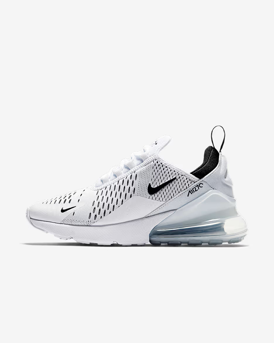 Women’s 10, Men’s 8.5 Nike Air Max 270 2024 AH6789-100 White Black airmax