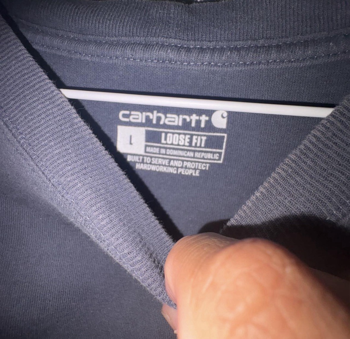 Carhartt Men’S K87-NVY Large Short Sleeve T-Shirt – Navy