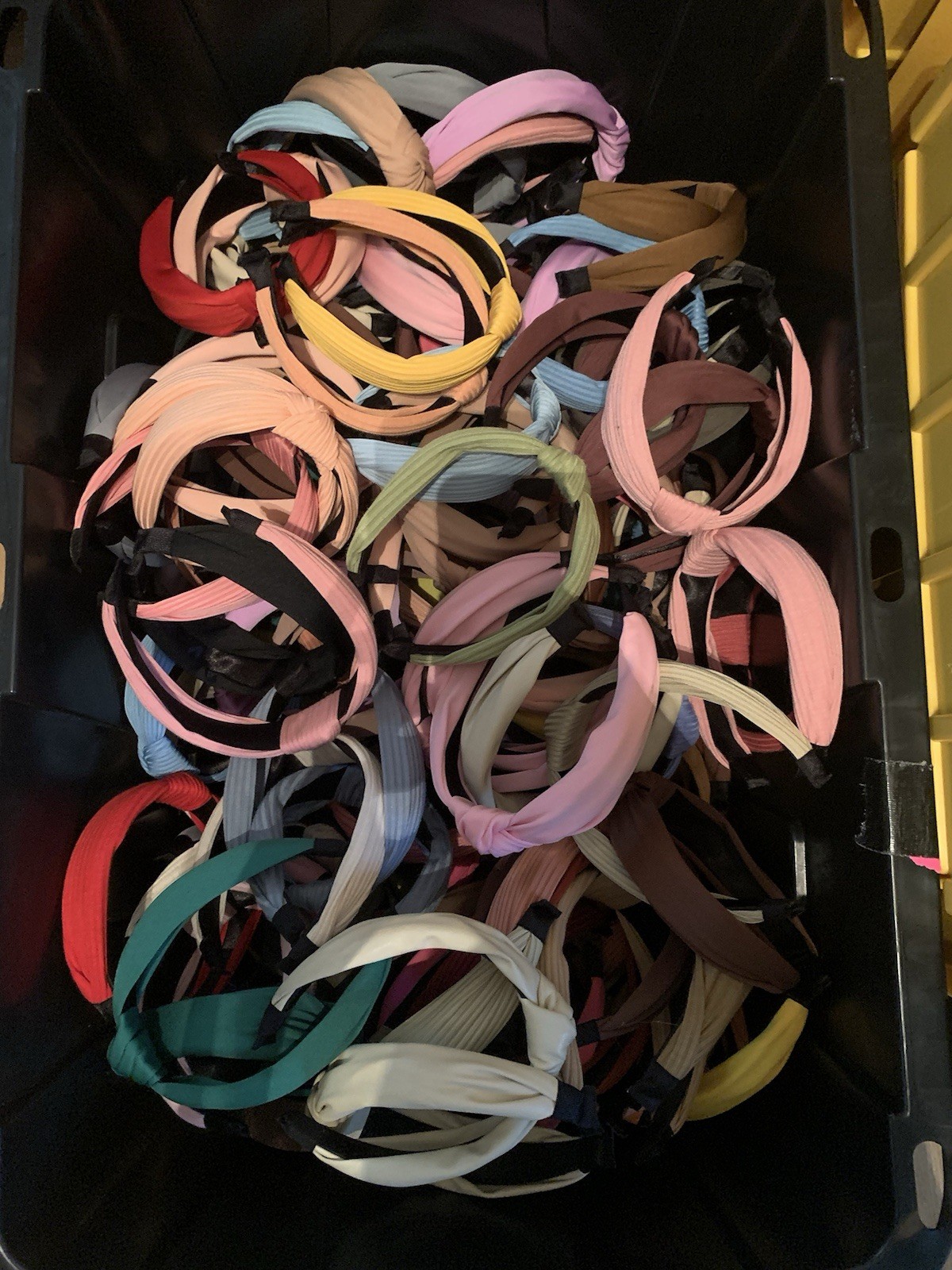 Women’s Multicolor Fabric Headbands Solid Colorful Casual Hair Bands