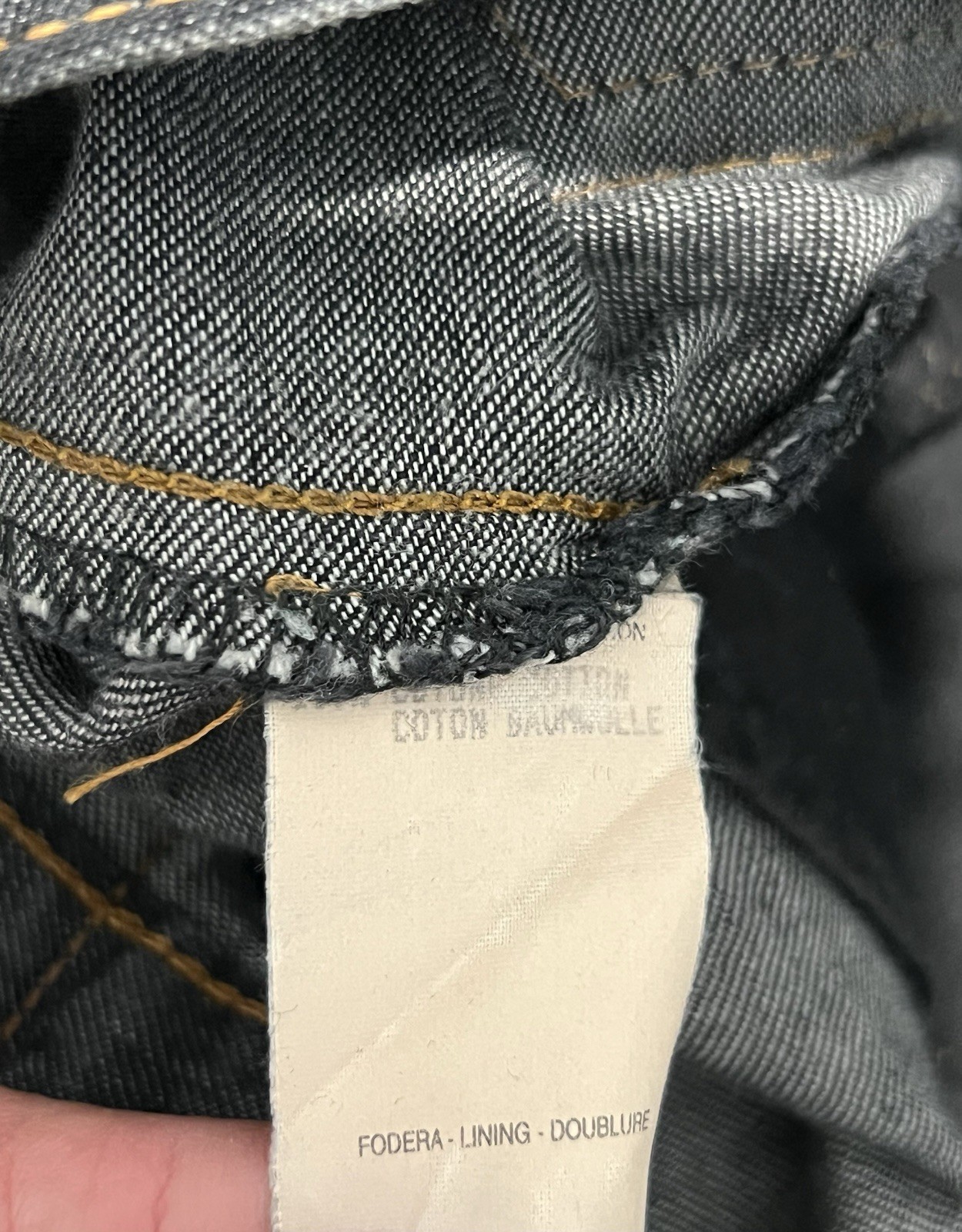 Vintage Women Gucci by Tom Ford Size 38 Wide Leg Boot Cut Flared Jeans Dark Gray
