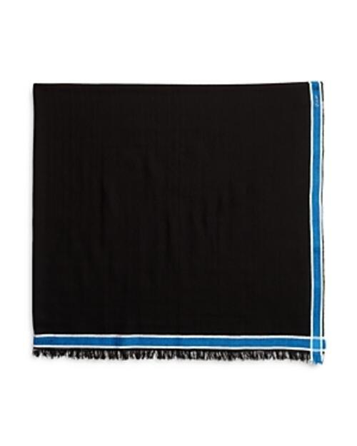 rag & bone 295368 Lance Logo Scarf Black