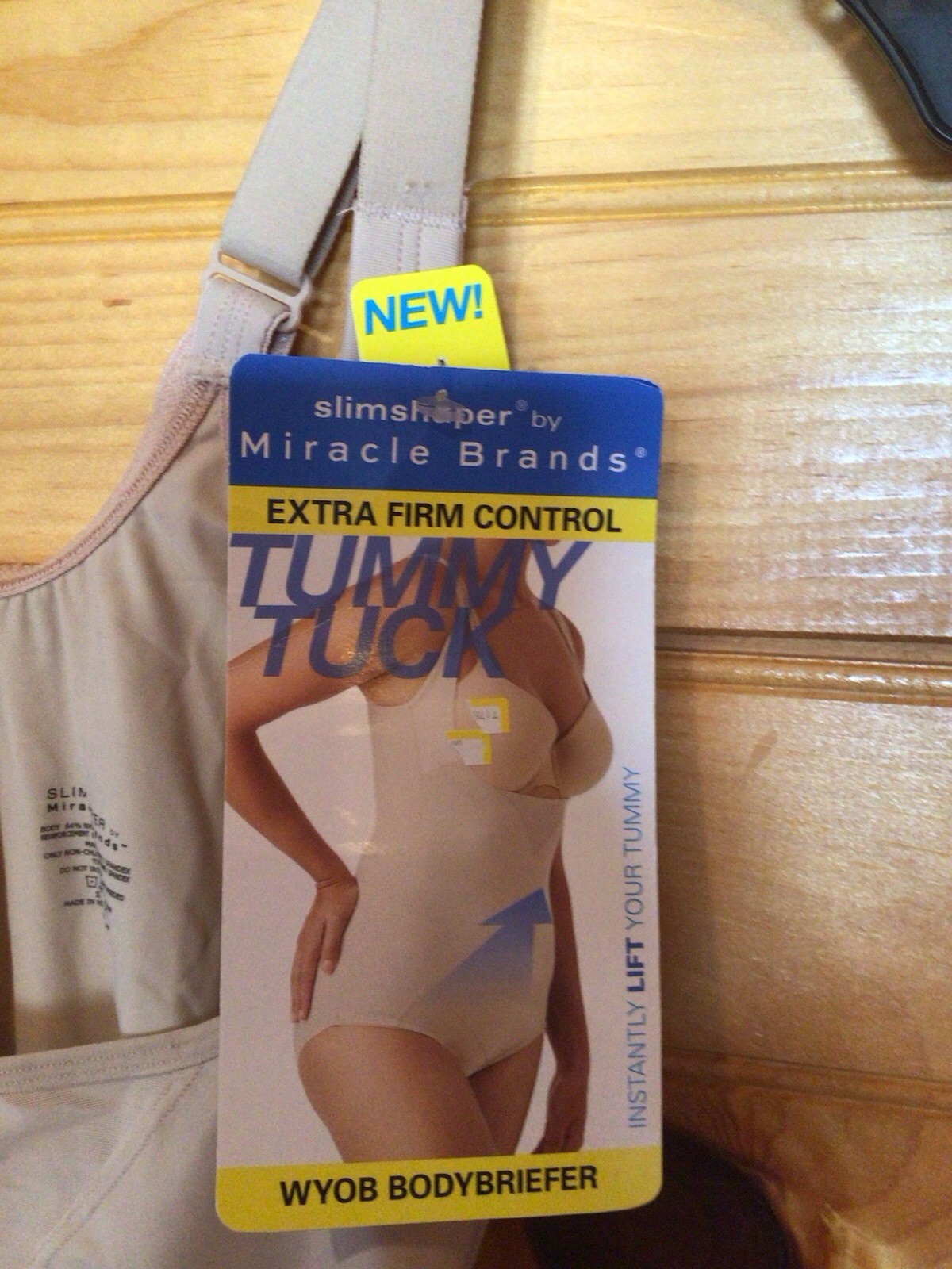 SlimShaper Miracle Brands S High-Waisted Tummy Tuck Slimmer Extra Firm WYOB $39