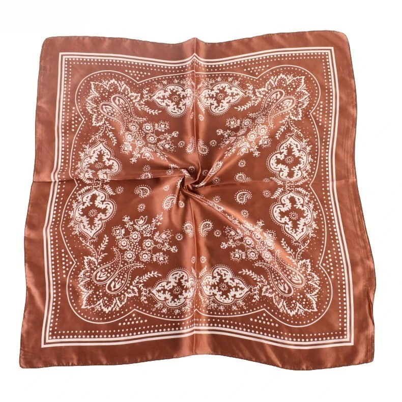 Large Silk Feel Satin Scarf Head Square Wrap Neck Neckerchief Shawl Hair Scarf