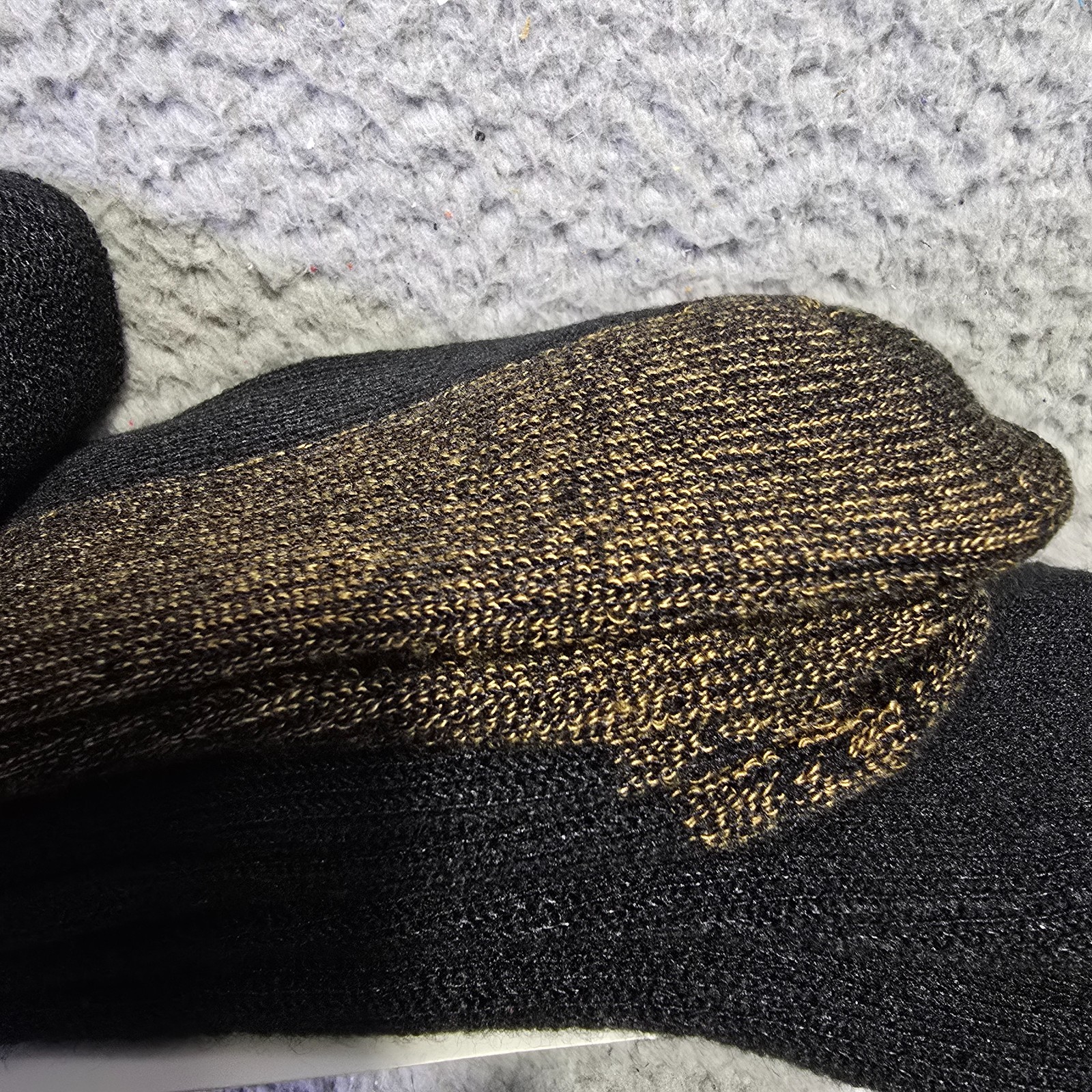 Carhartt Boot Socks 2 pair Mens Large 9-11.5 Black Steel Toe Midweight NWT