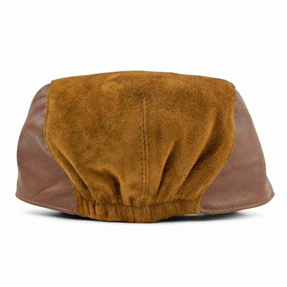 Men’s Gatsby Leather Flat Cap Newsboy Driving Hat Vintage Hat