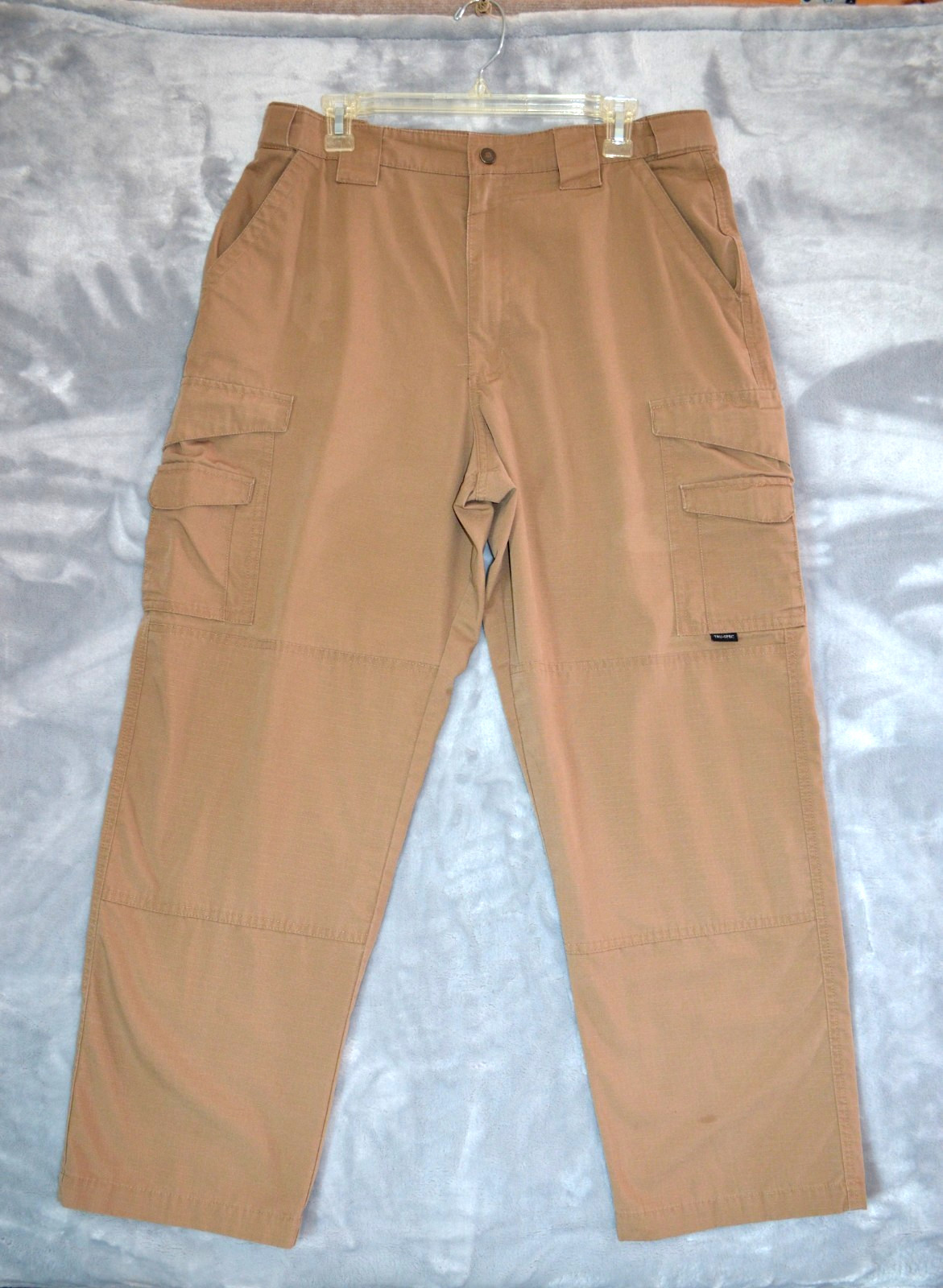 TRU-SPEC Cargo Pants Men 34×30 Inseam 29″ Brown Tactical Ripstop Utility Outdoor