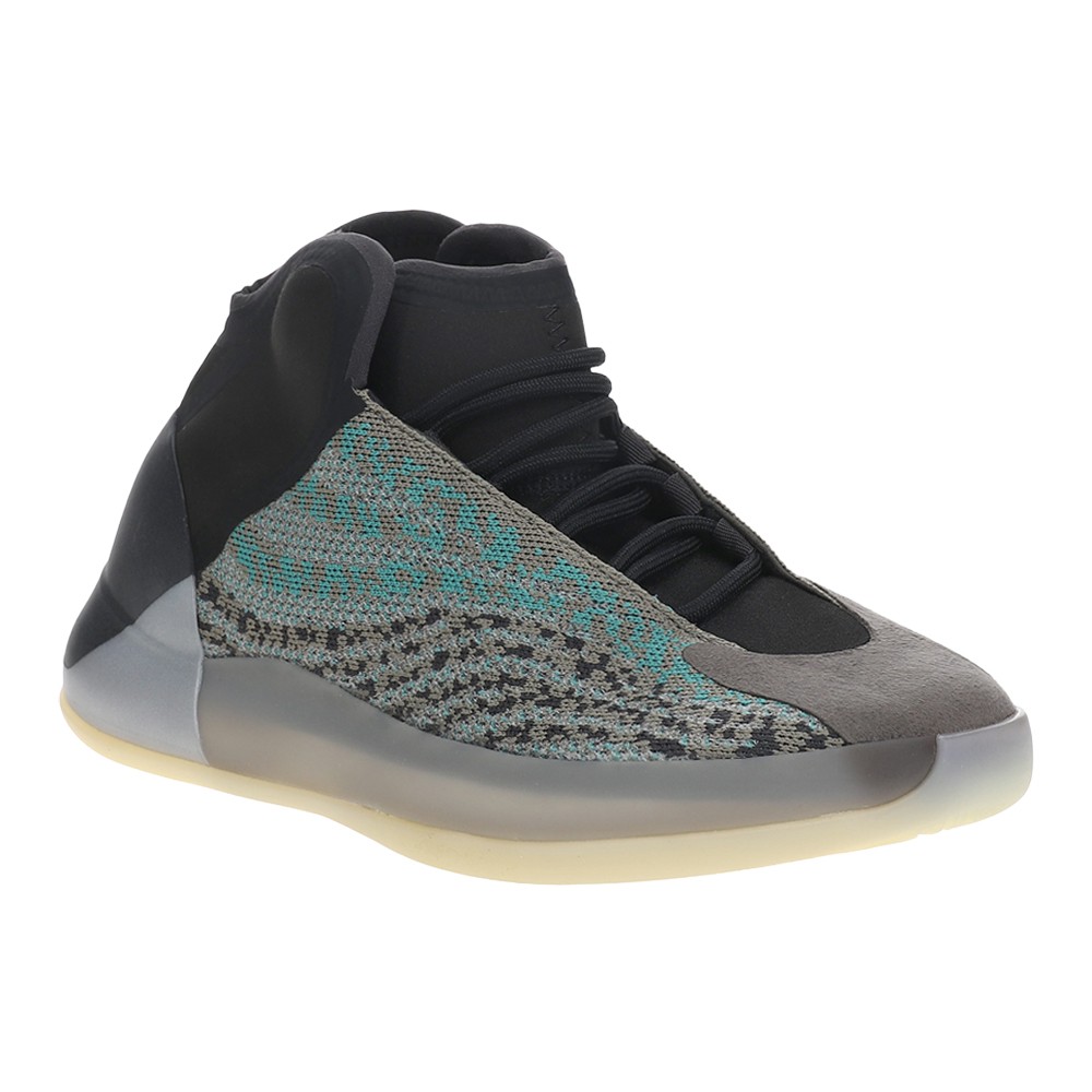 adidas Yeezy Quantum Lace Up Mens Grey Sneakers Casual Shoes G58864