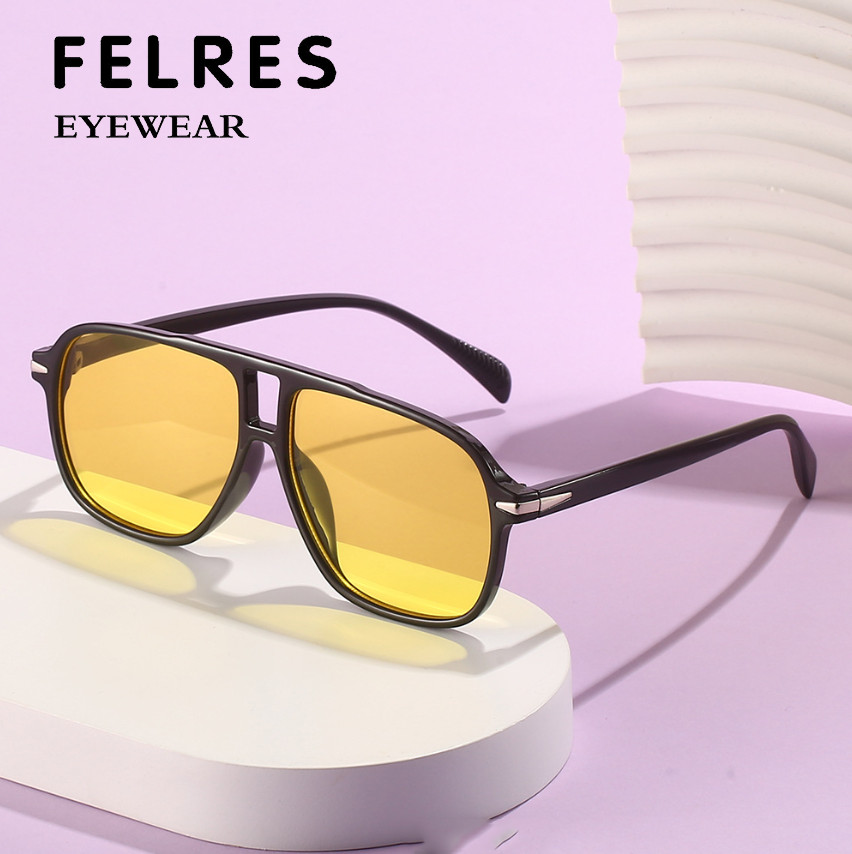 Retro Square 70s Sunglasses for Men Women Vintage Trendy Sun Glasses With UV400