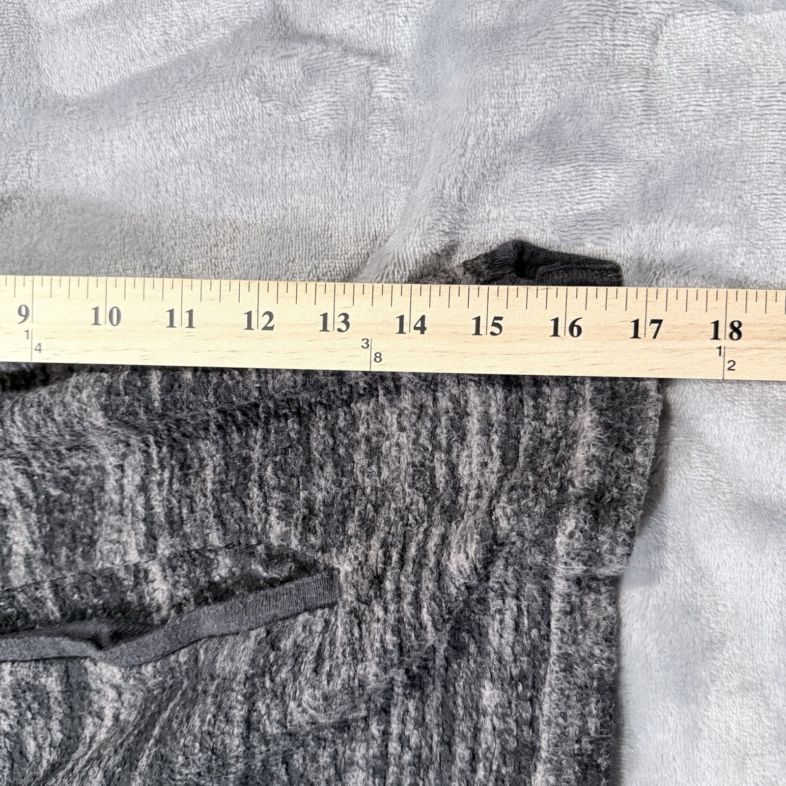 Simply Vera Vera Wang Women’s Heathered Gray Full Zip Fleece Hoodie Pockets S