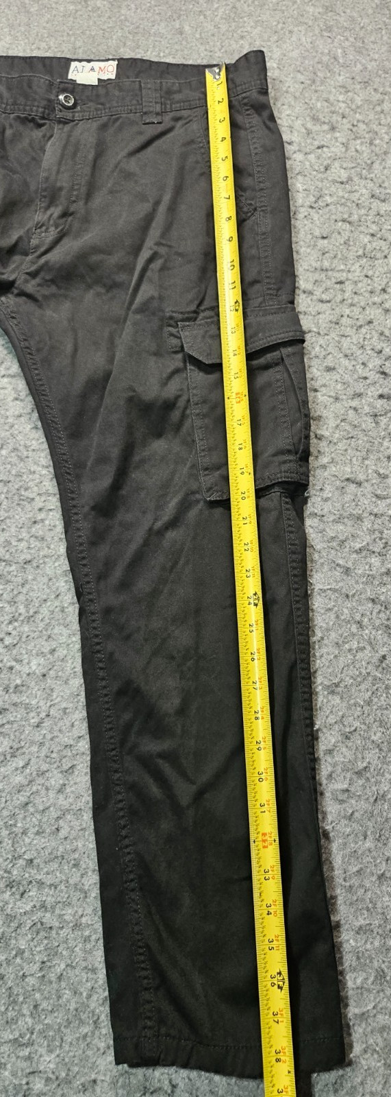 Alamo Apparel black cargo tactical 100% Cotton pants men size 34×30