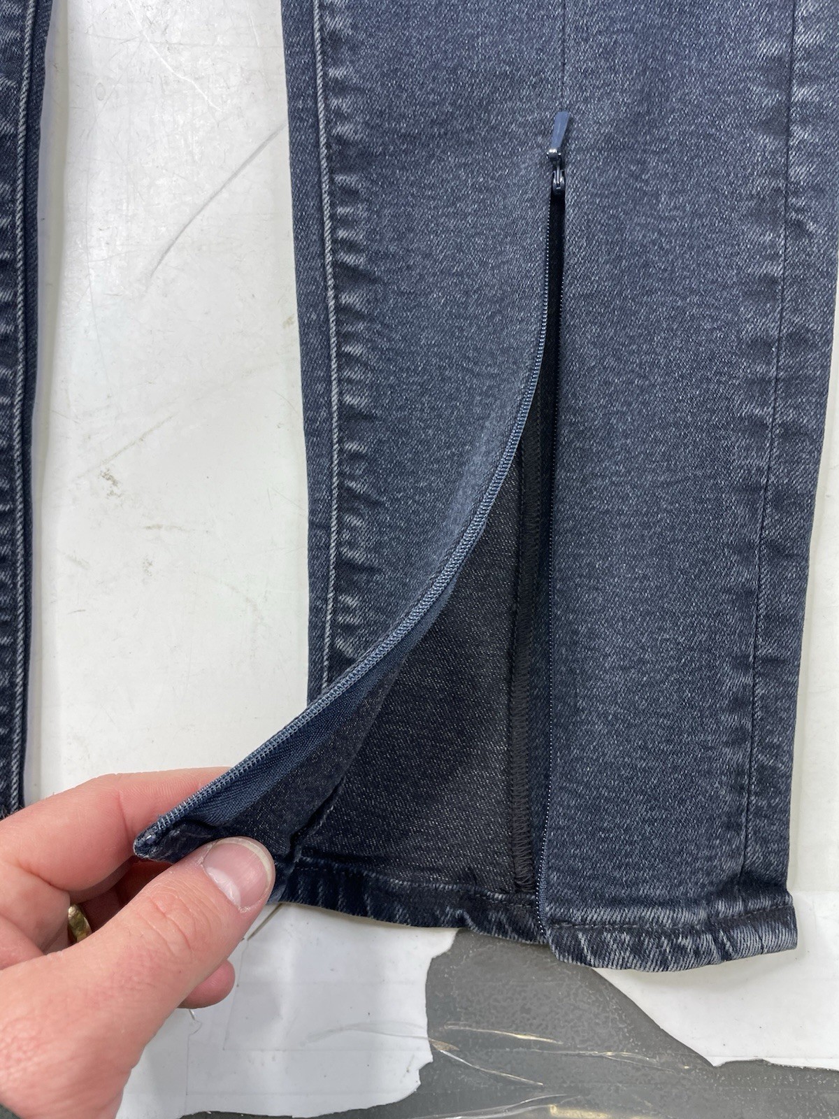 NWT LEVI’S MADE & CRAFTED SLIVER HIGH SKINNY ZIPPER BOTTOM Blue Japan Women’s 30