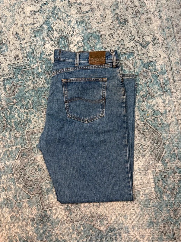 Vintage Lee Relaxed Fit Jeans W38 L30 Blue Denim Straight Leg