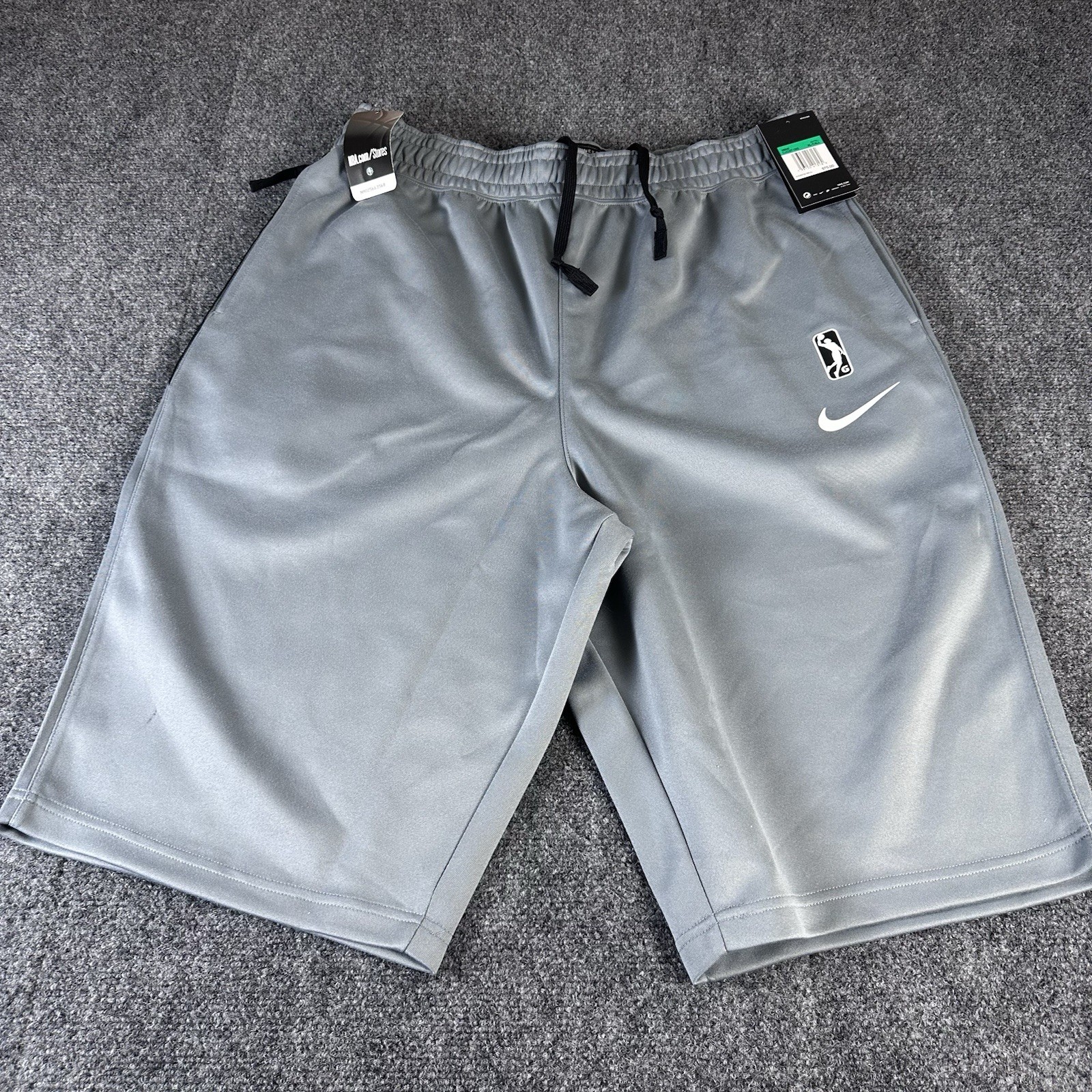 Nike NBA G League Dri-Fit Basketball Shorts Grey Charcoal XL NWT Deadstock