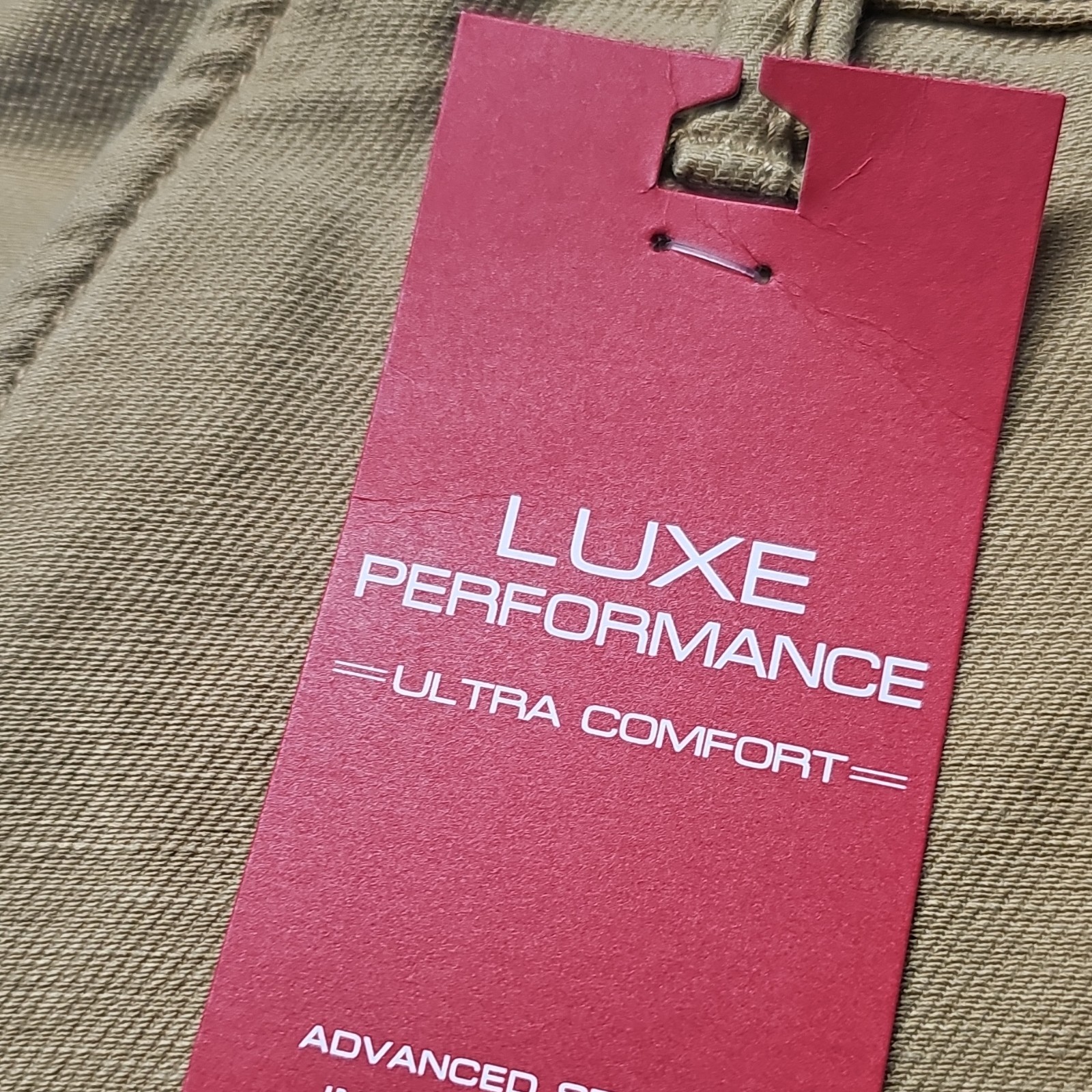U.S. Polo Assn. Men’s Beige Cotton Twill Khaki Pants Classic Fit 3XL 44W