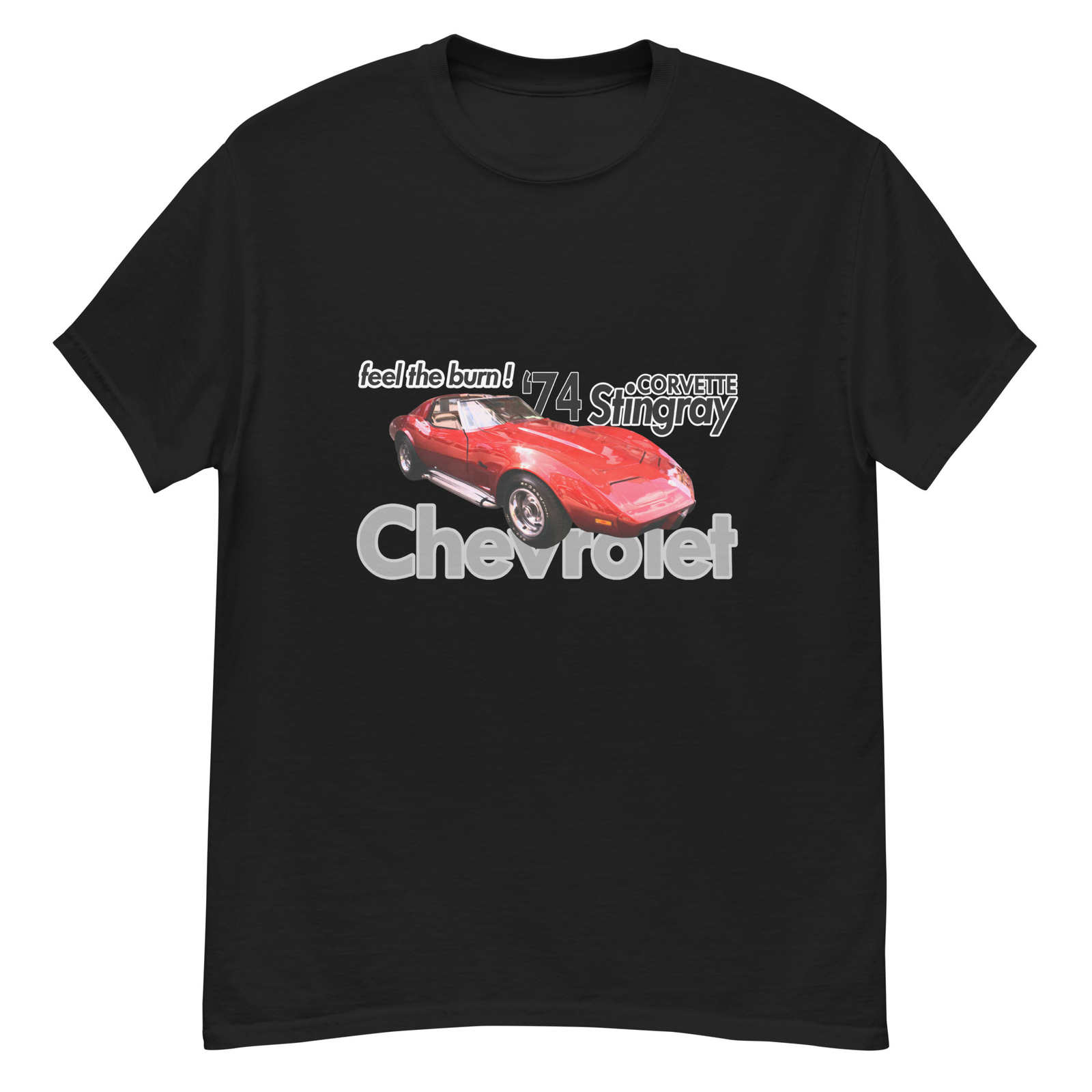 New Men’s 1974 Chevy Corvette Stingray Classic T Shirt S-5XL Assorted Colors