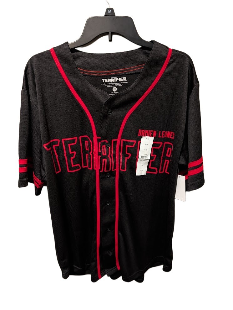Terrifier Art The Clown Black & Red Horror Movie Baseball Jersey