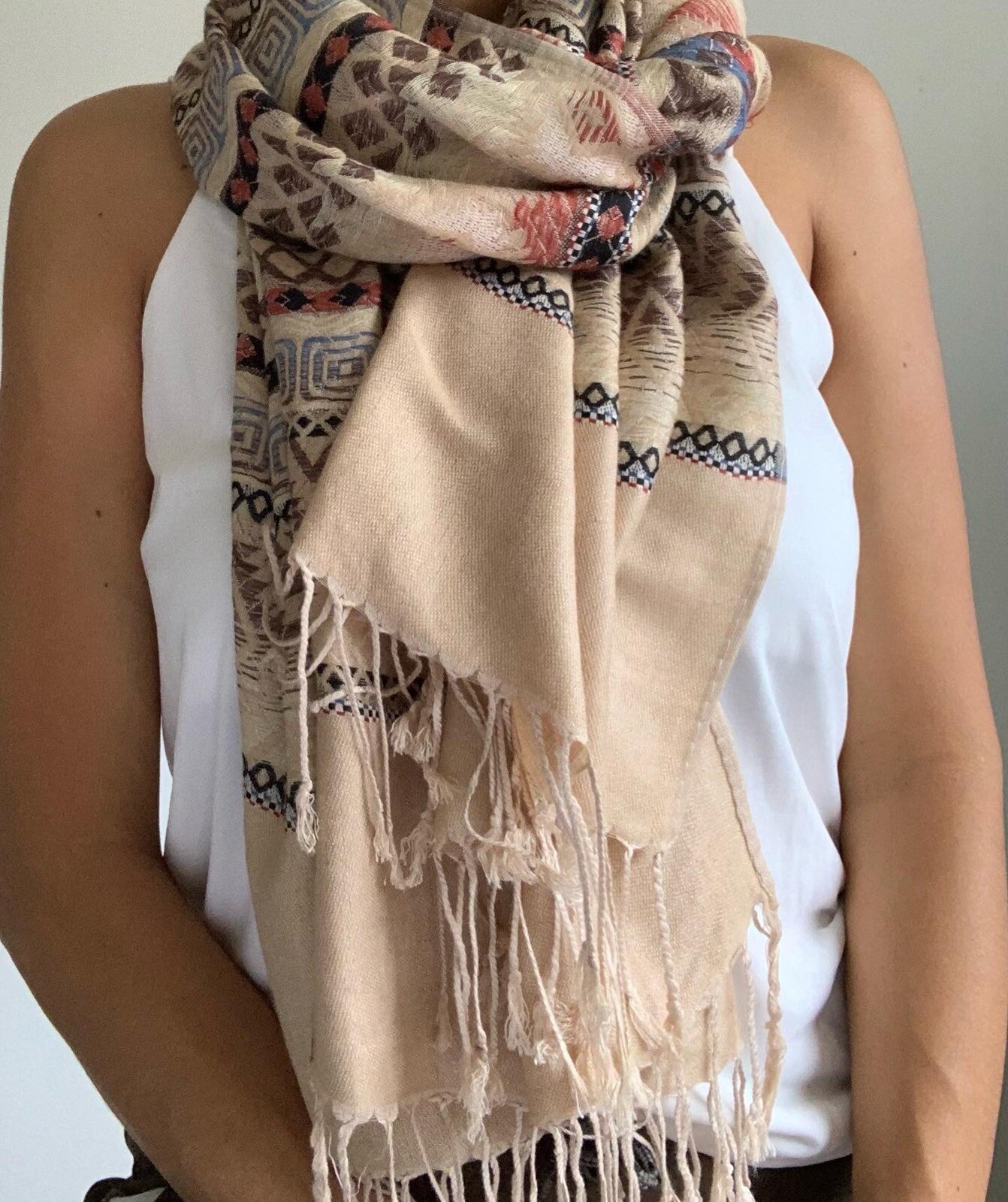 Pashmina Scarf Shawl , Is Perfect For Any Season,travel Accessories For Women .