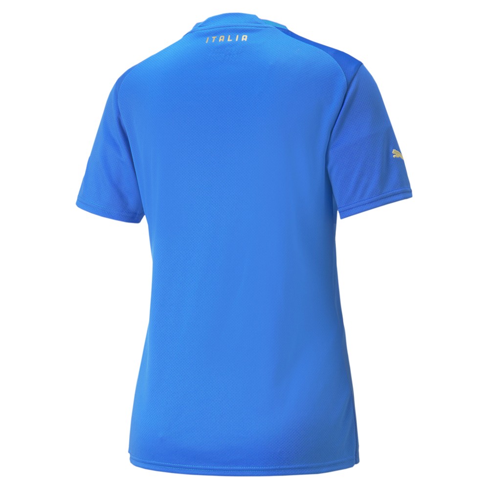 PUMA Figc Home Crew Neck Short Sleeve Soccer Jersey Womens Blue 76564401