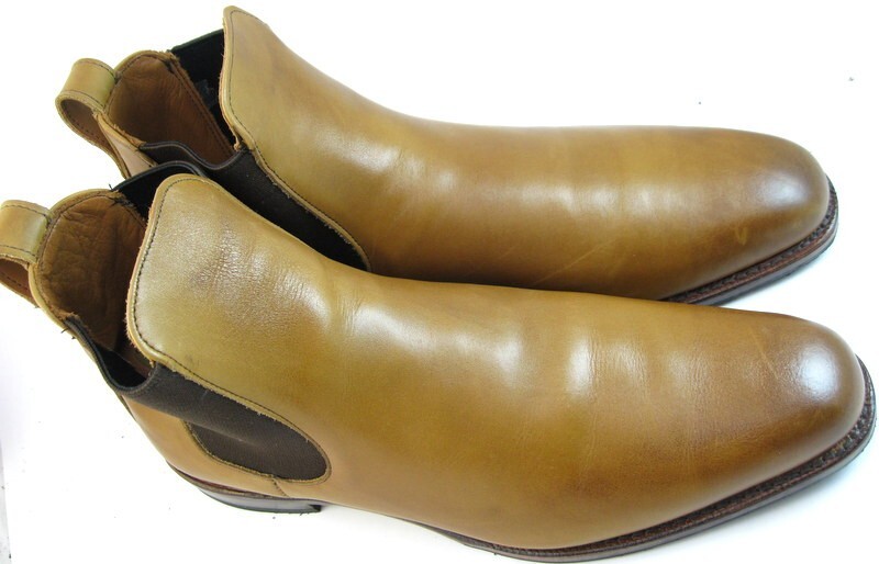 Allen Edmonds “LIVERPOOL” Men’s Leather Chelsea Boots 11 D Walnut (375N)