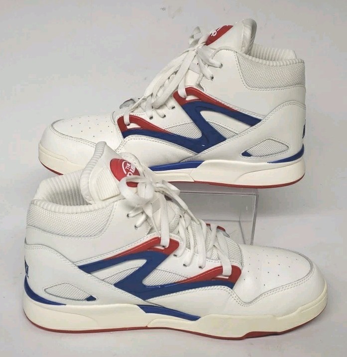 Reebok Basketball Pumps Omni Zone II White Size 12-V.V.N.D.S! FLAWLESS 🔥🧊