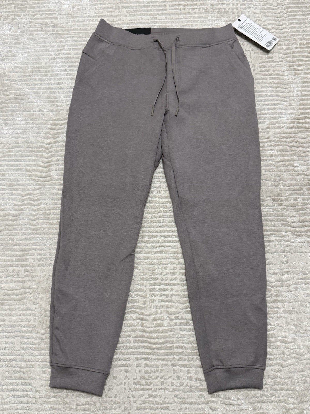 Lululemon Smooth Spacer Jogger Sweat Pants Joggers Warm Ash Gray – Large