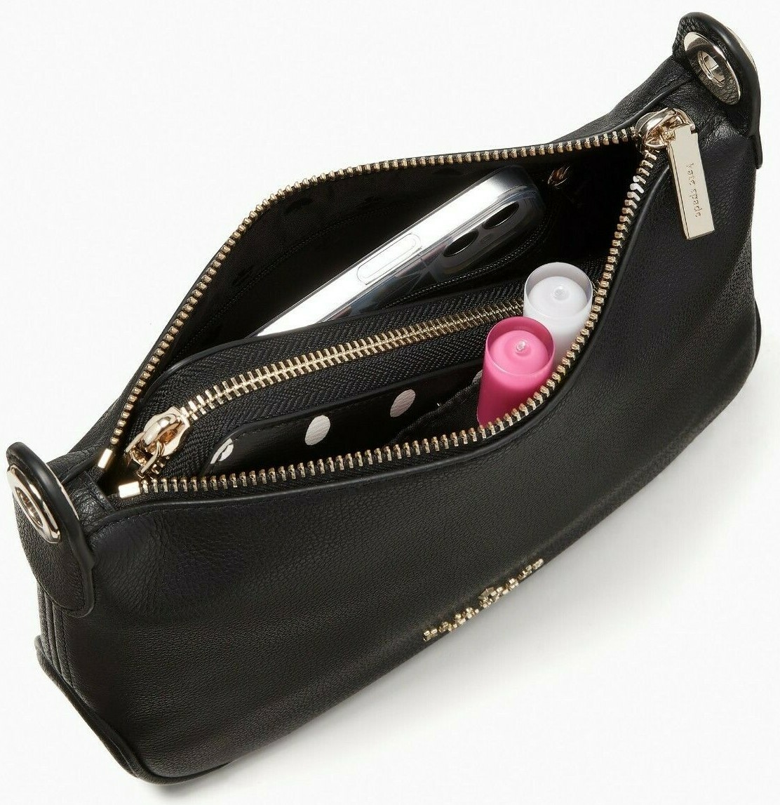 Kate Spade Rosie Crossbody Black Leather Bag Purse WKR00630 NWT $349 Retail