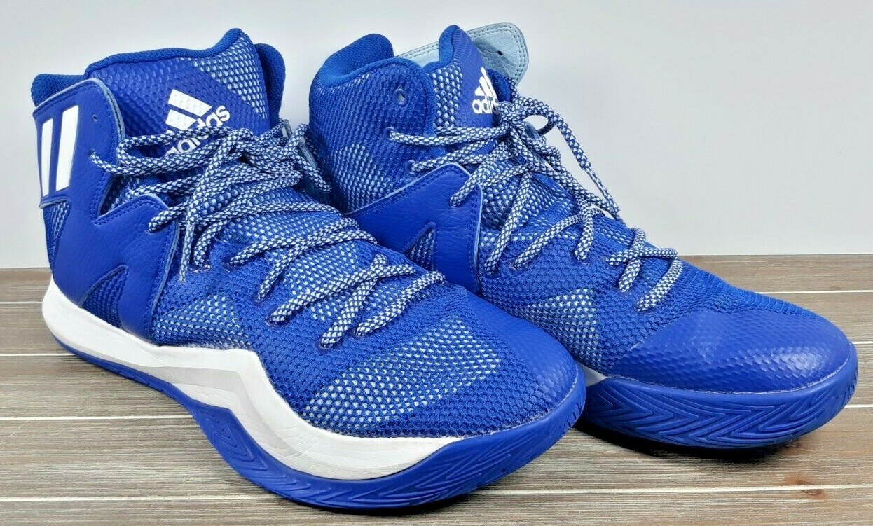 Adidas Crazy Bounce Royal Blue/White-Ice Blue – Mens Size 11 – ART AQ7756