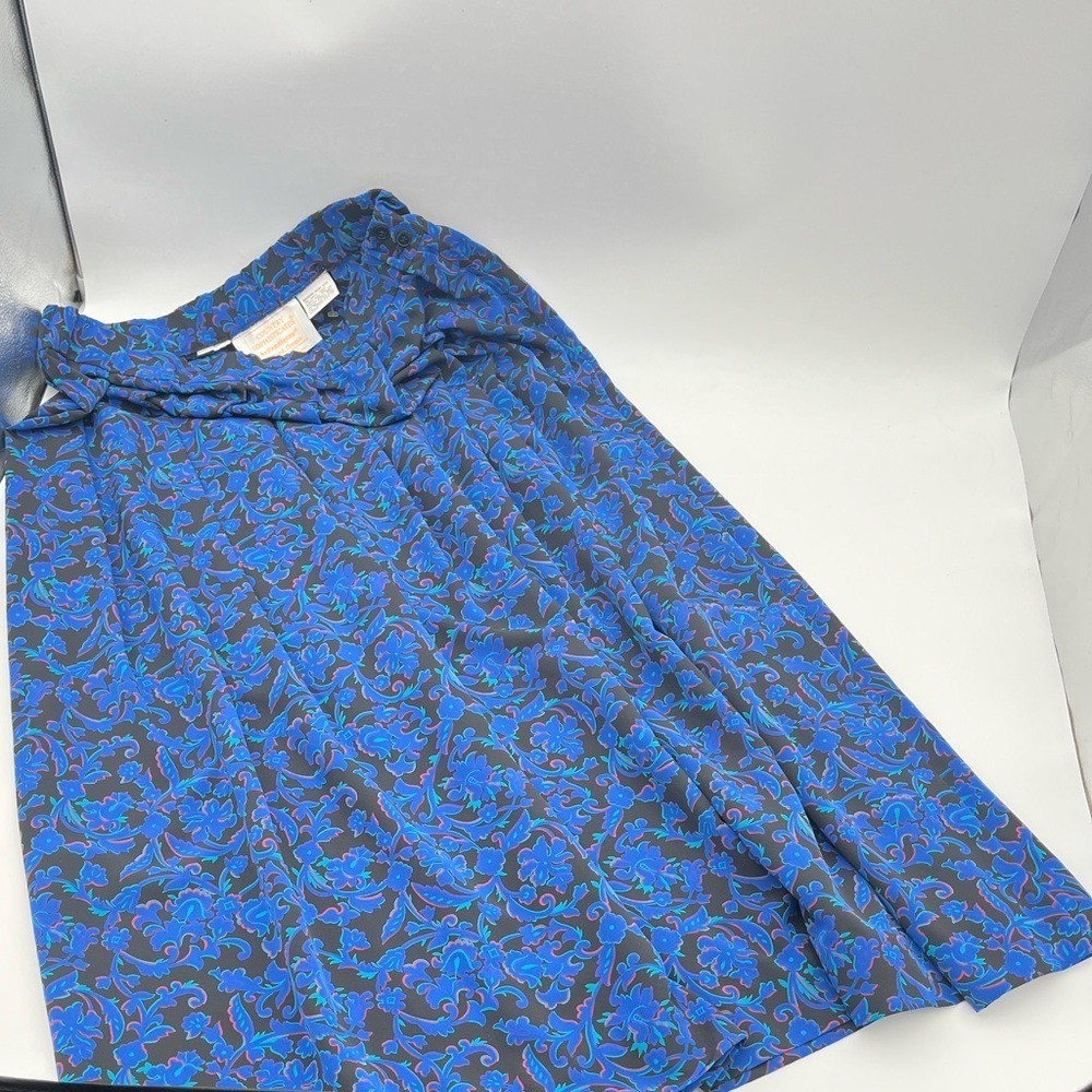 Pendleton “Country Sophisticates” Blue Floral Maxi Skirt