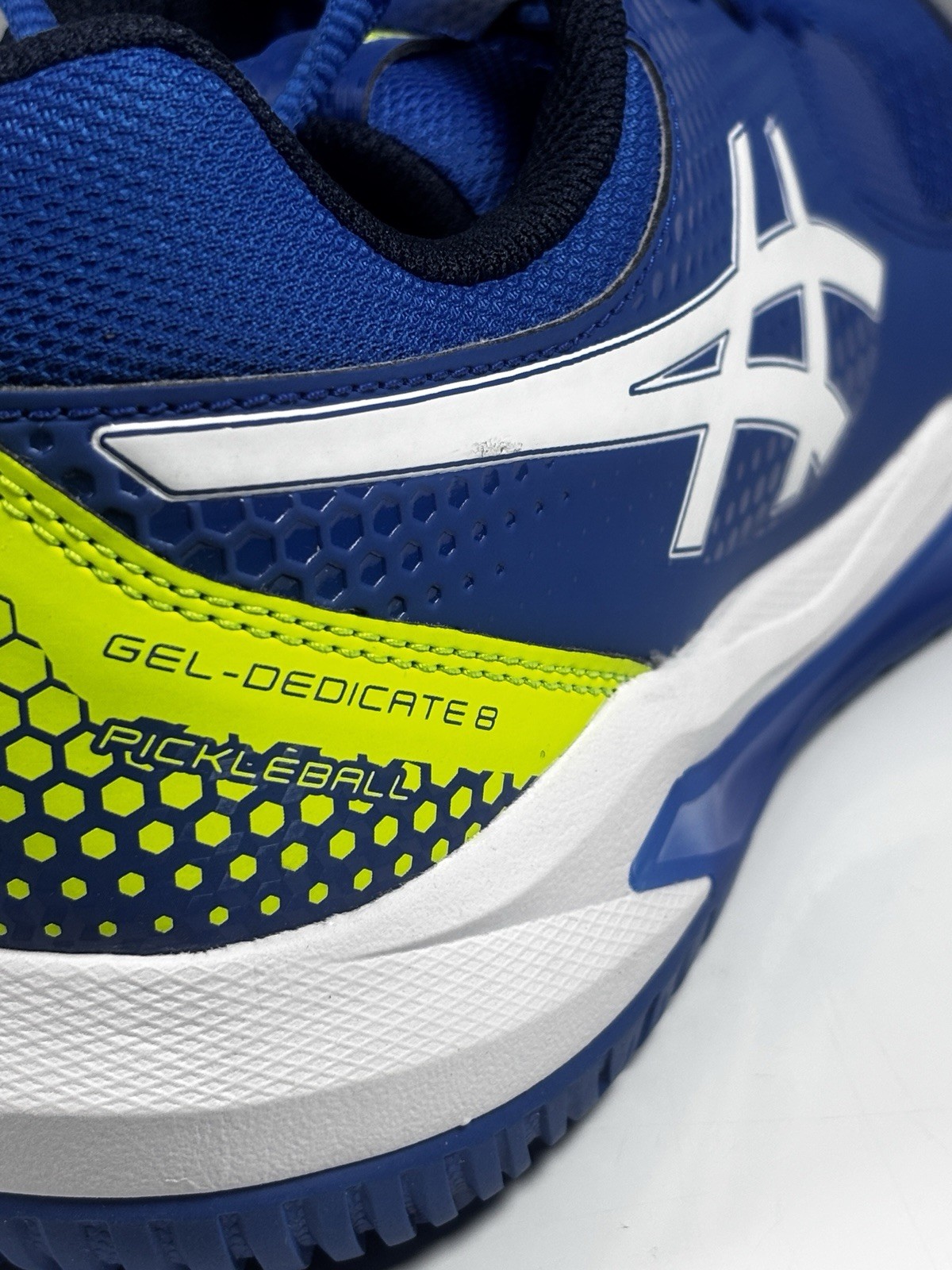 Asics Gel Dedicate 8 Pickleball Tennis Shoes Illusion Blue Size 10 1041A409-400