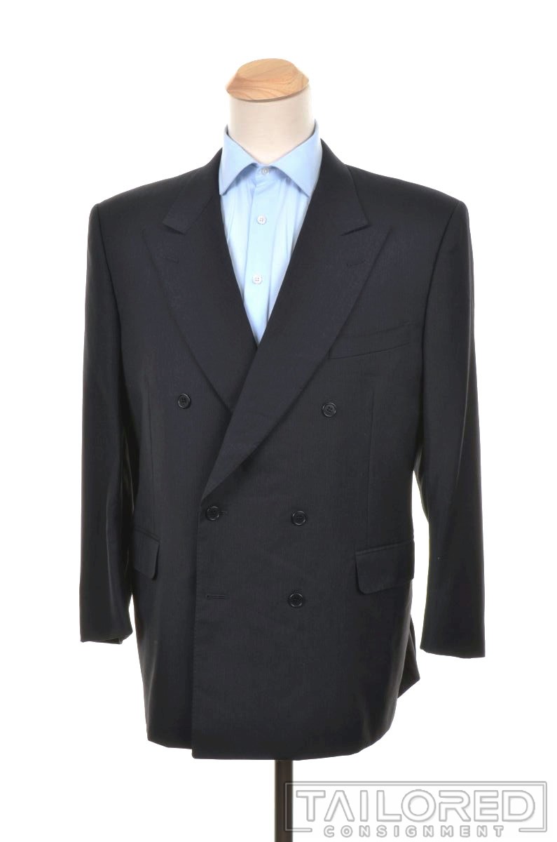 CANALI Solid Blue 100% Reine Mens Blazer Sport Coat Jacket – EU 58 / US 48 S