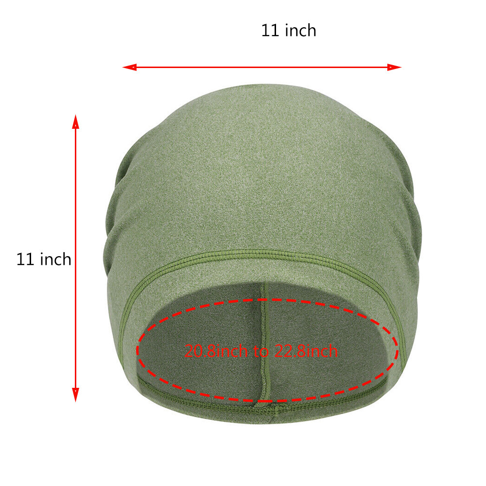 Thin Fleece Skull Cap Winter Skull Cap Beanie Hat Windproof Warm for Men Women