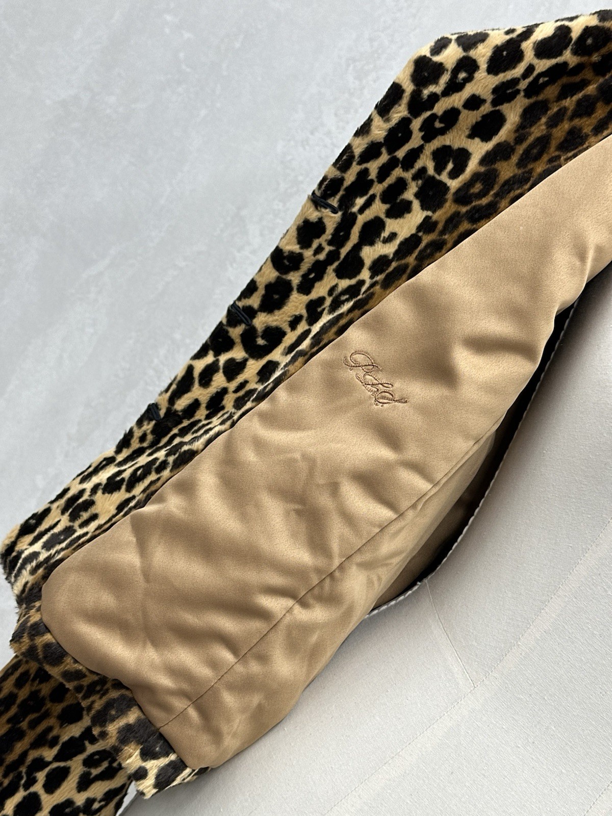 Philosophy di Lorenzo Serafini Leopard Faux Fur Jacket IT44 L NWT Designer