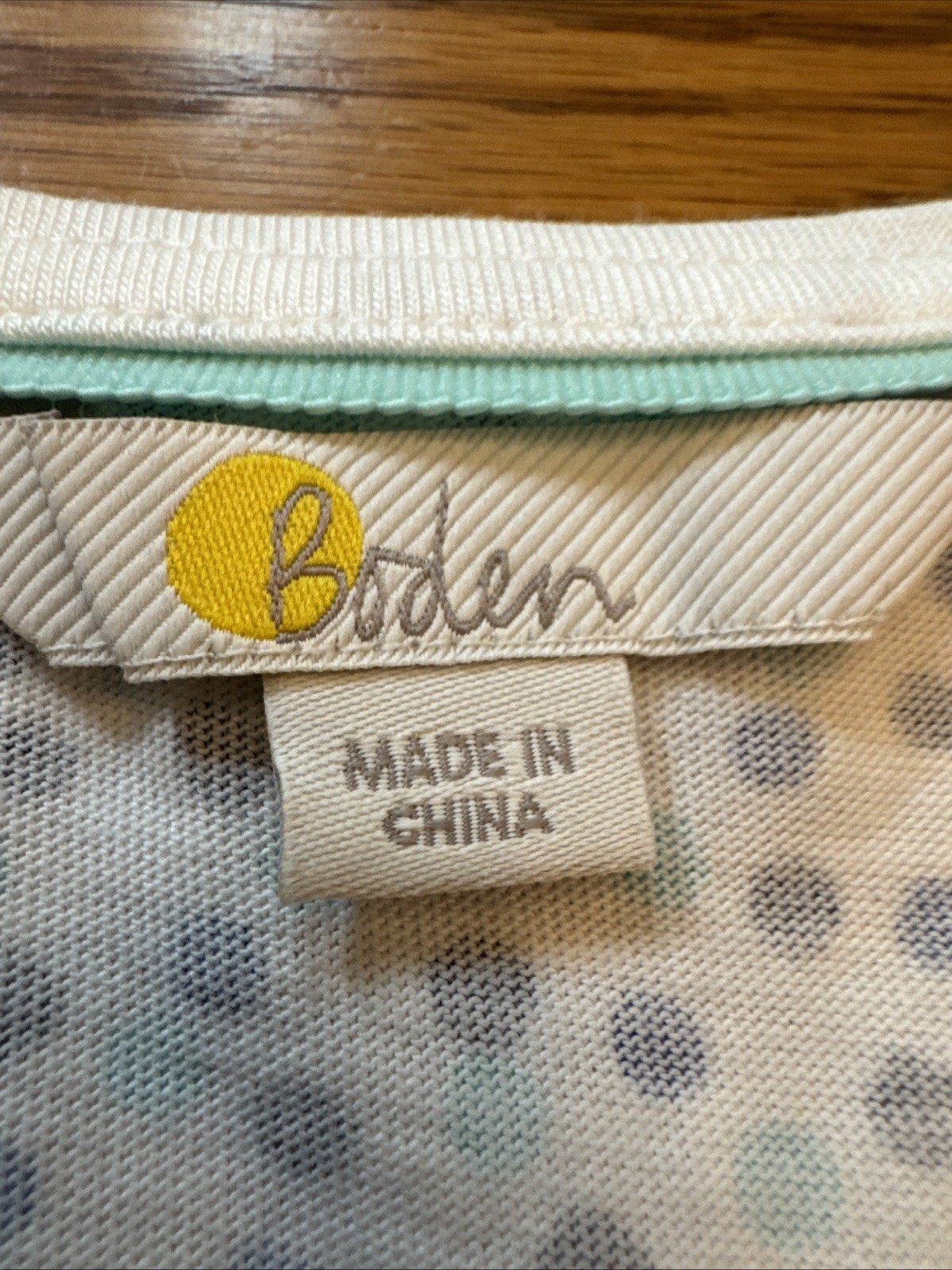 Boden Margot Jersey Dress Polka Dot Cap Sleeve Pockets Size 8R Coastal Boho EUC