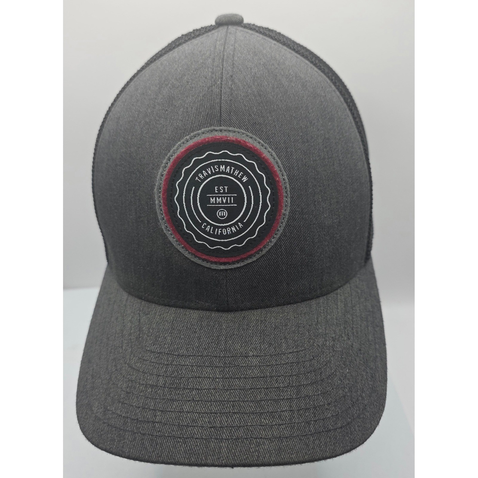 Travis Mathew Mesh Trucker Hat 110 One Ten Flexfit Tech Snapback Golf Cap