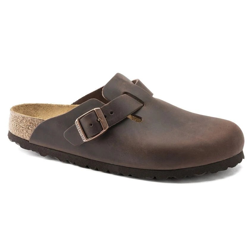 Birkenstock Unisex Boston Oiled Leather [960811], Various Colors, NEW