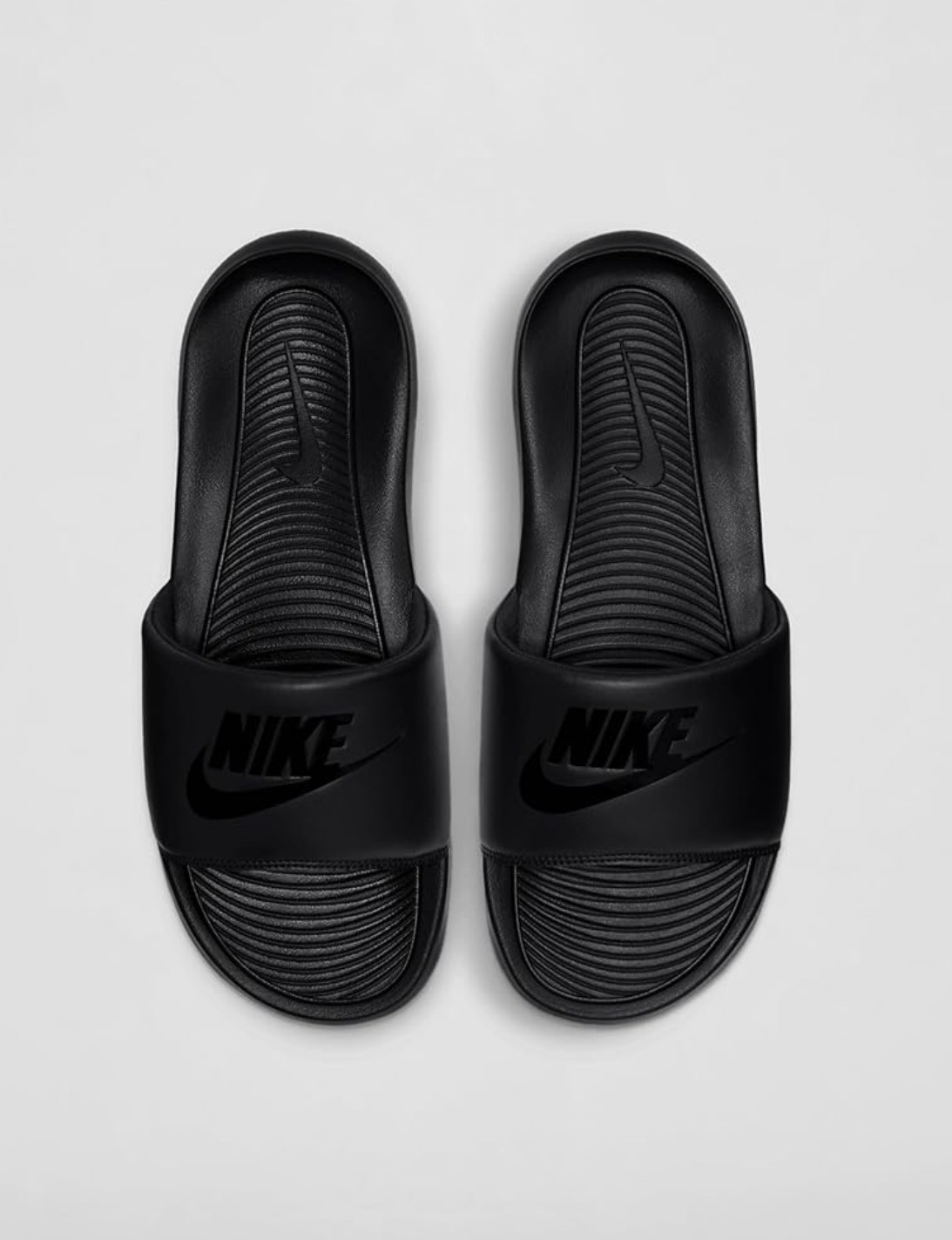 NEW Men’s Nike Victori One Slide Black/Black-Black (CN9675 003) Size 12
