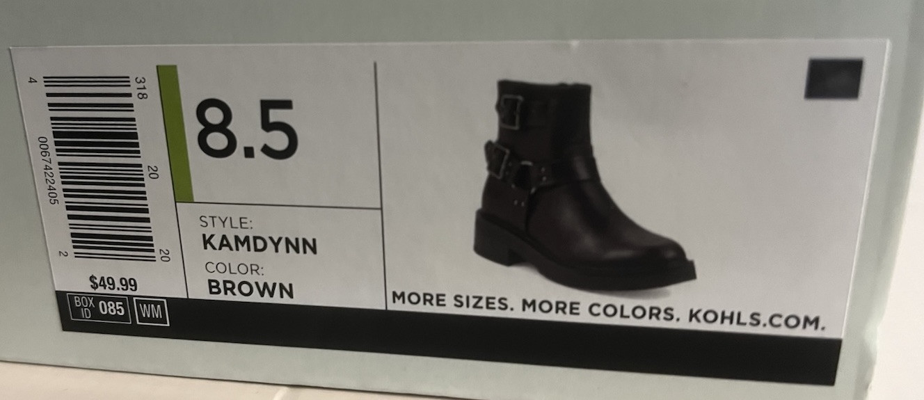 SO Women’s Harness KAMDYNN Brown Boots Size 8.5 Or Size 8. Please Choose Size!