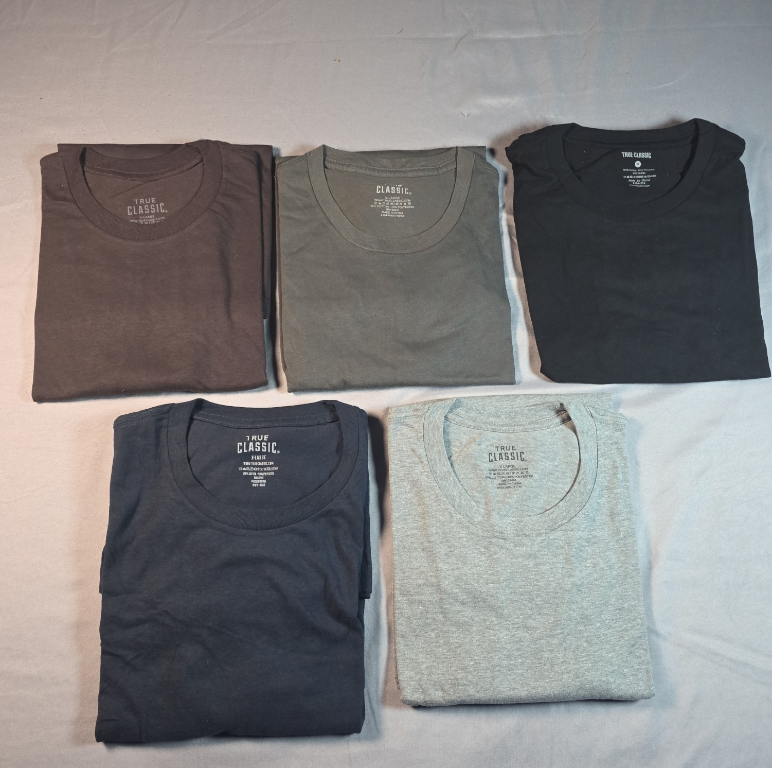 True Classic Crew Neck (5 pack) extra large XL