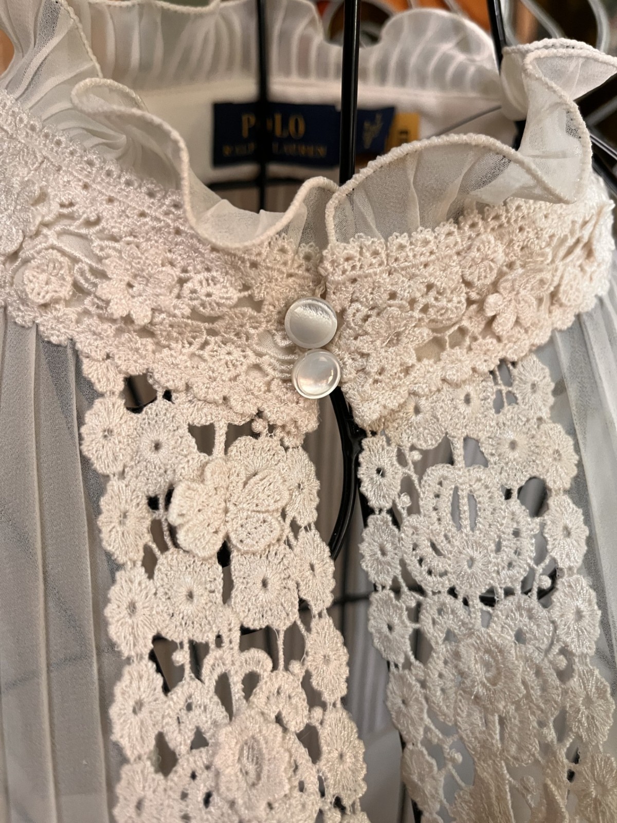 Ralph Lauren Purple Label White Blouse SIZE 8