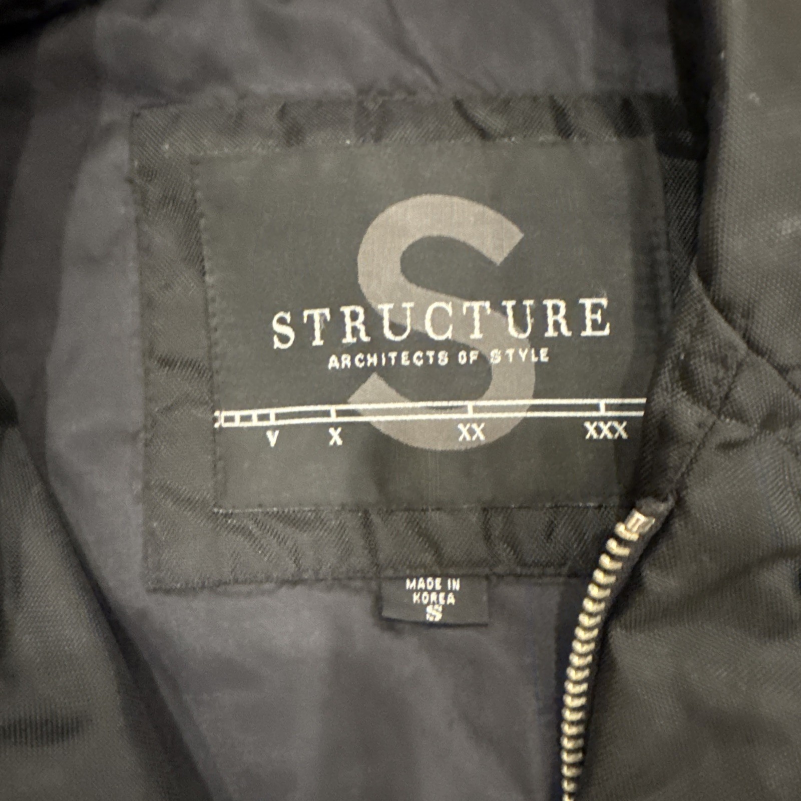 Vintage 90s Structure Sport Parka Jacket Full Zip Mens Small