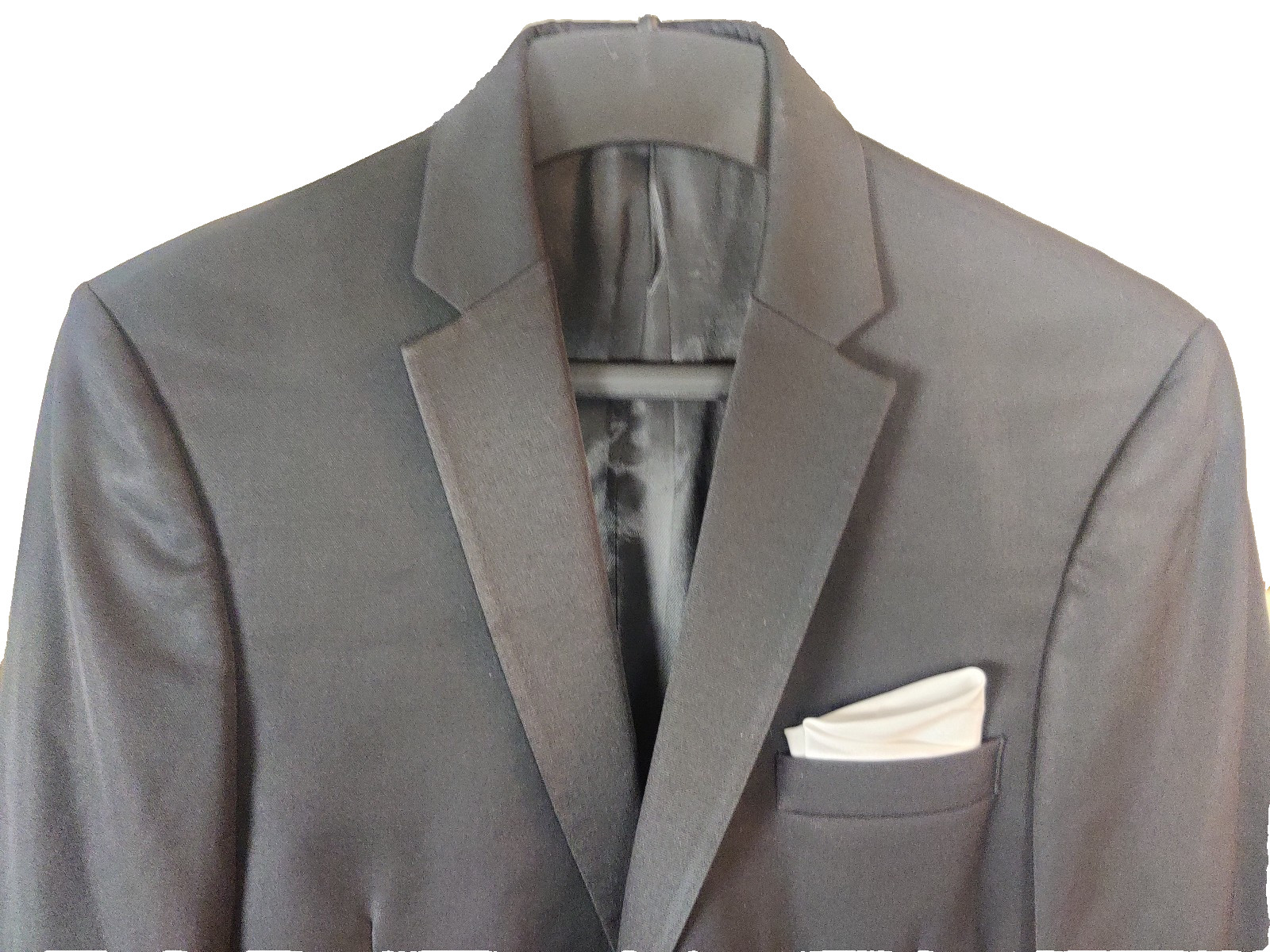 Black by Vera Wang Tuxedo JACKET Mens 40L Slim Fit Super 130s Worsted Wool