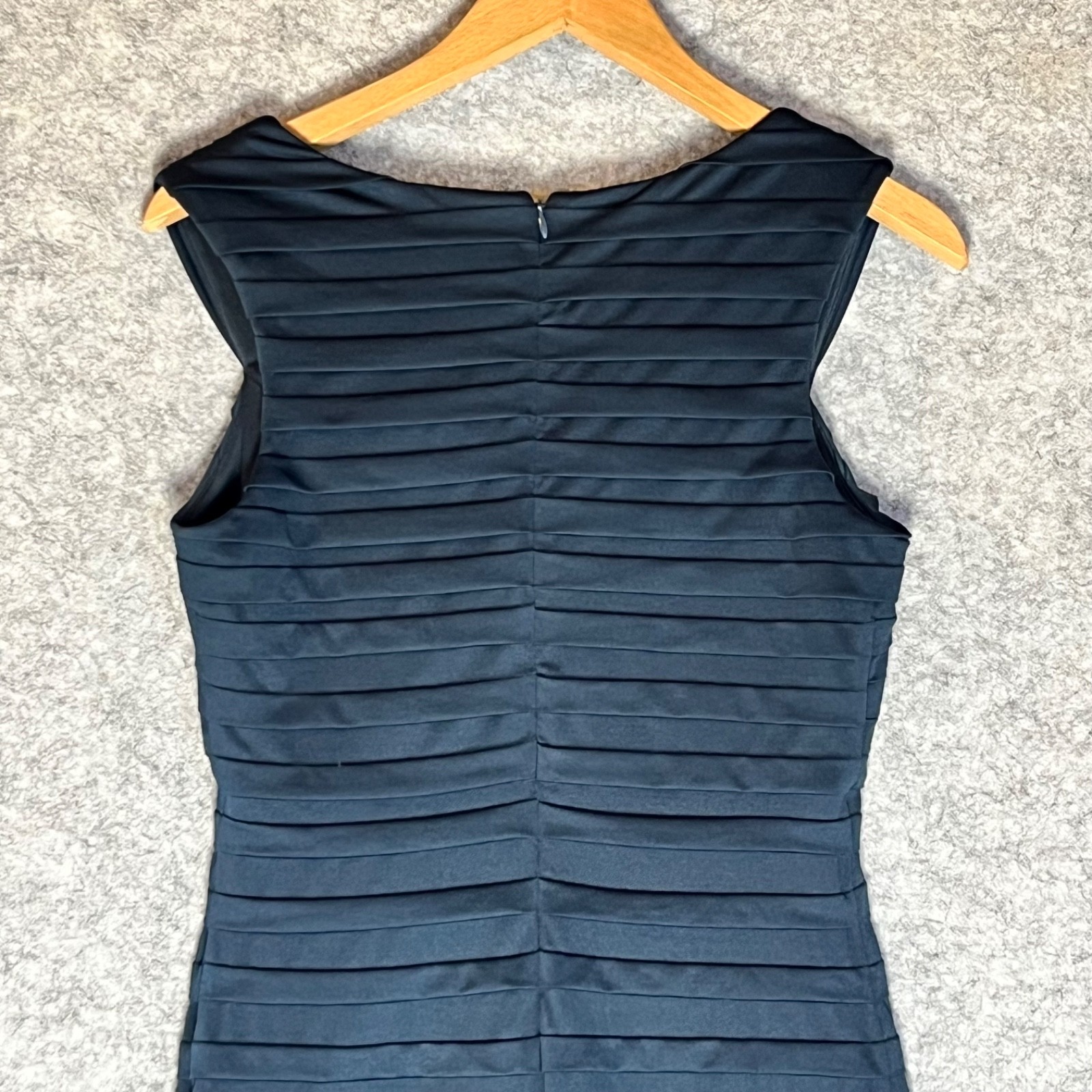 Phase Eight Womens Bodycon Pencil Dress Blue Pleated Cocktail Evening UK10
