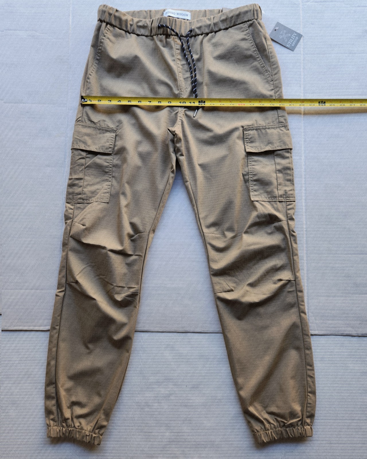Indigo Wisdom Utility Ripstop Cargo Pants – Size: Medium – Inseam: 30