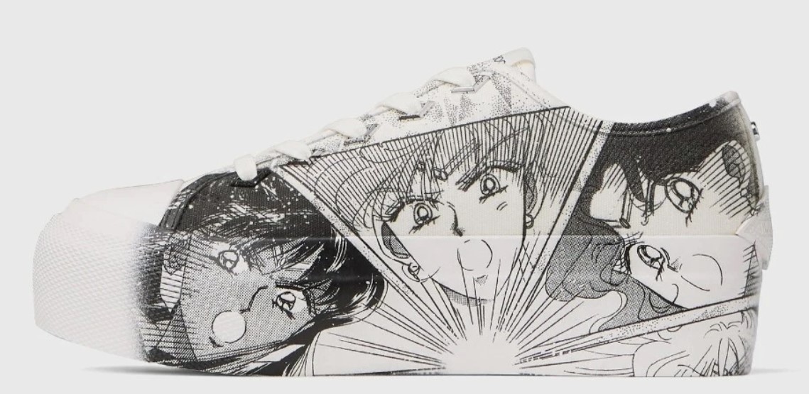 Jimmy Choo x Sailor Moon Canvas Sneakers EU 37 US 7 Limited Edition