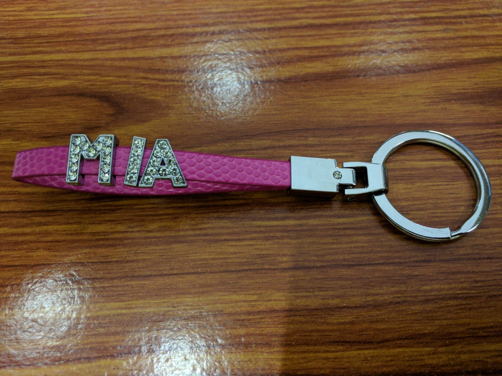 Personalize Key ring Key Chain With Your Name Diamond Letters As Show In Picture