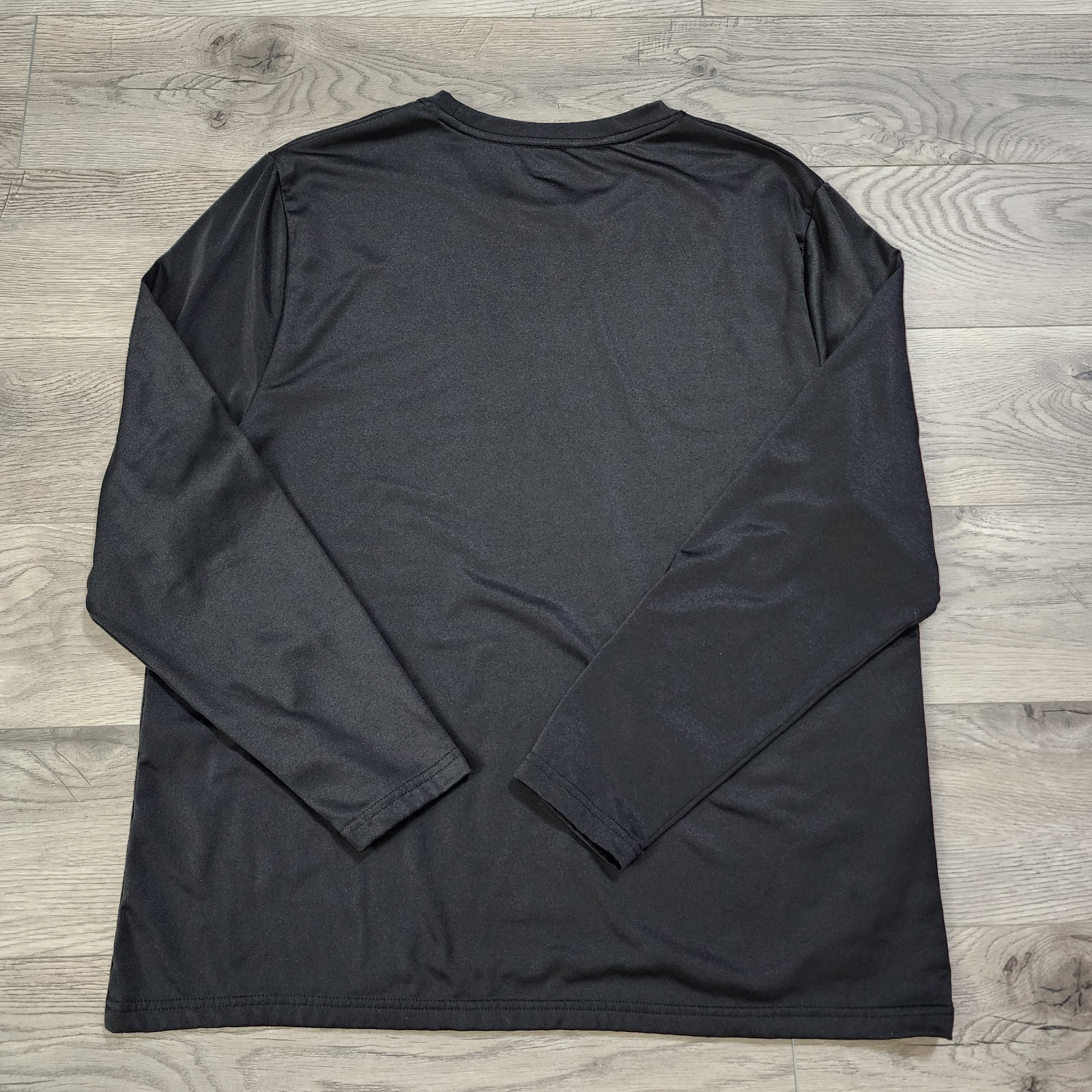 Copper Fit Black Stretchy Long sleeve Athletic Shirt Mens Size XL